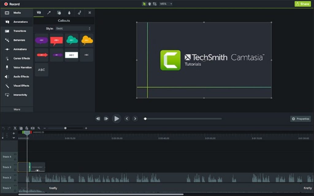 camtasia video editing app