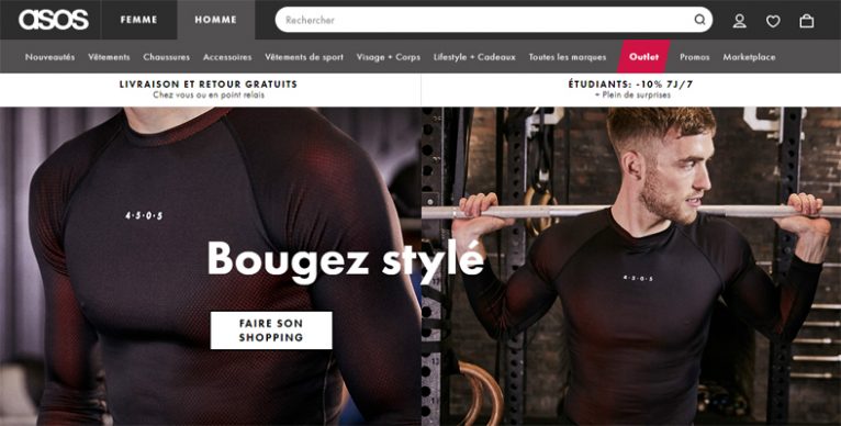 site pour homme vetement