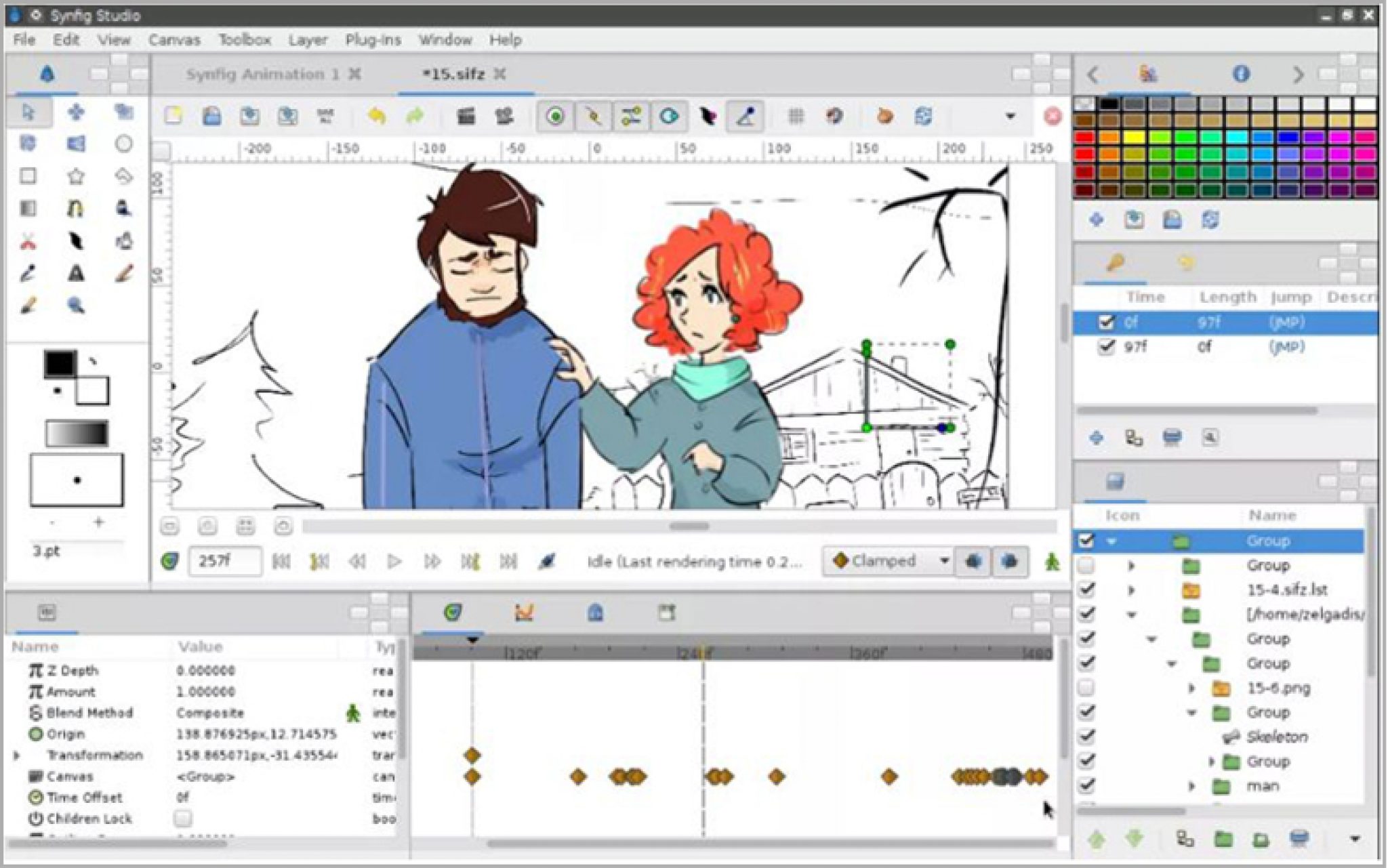 how to animate in toon boom studio 8