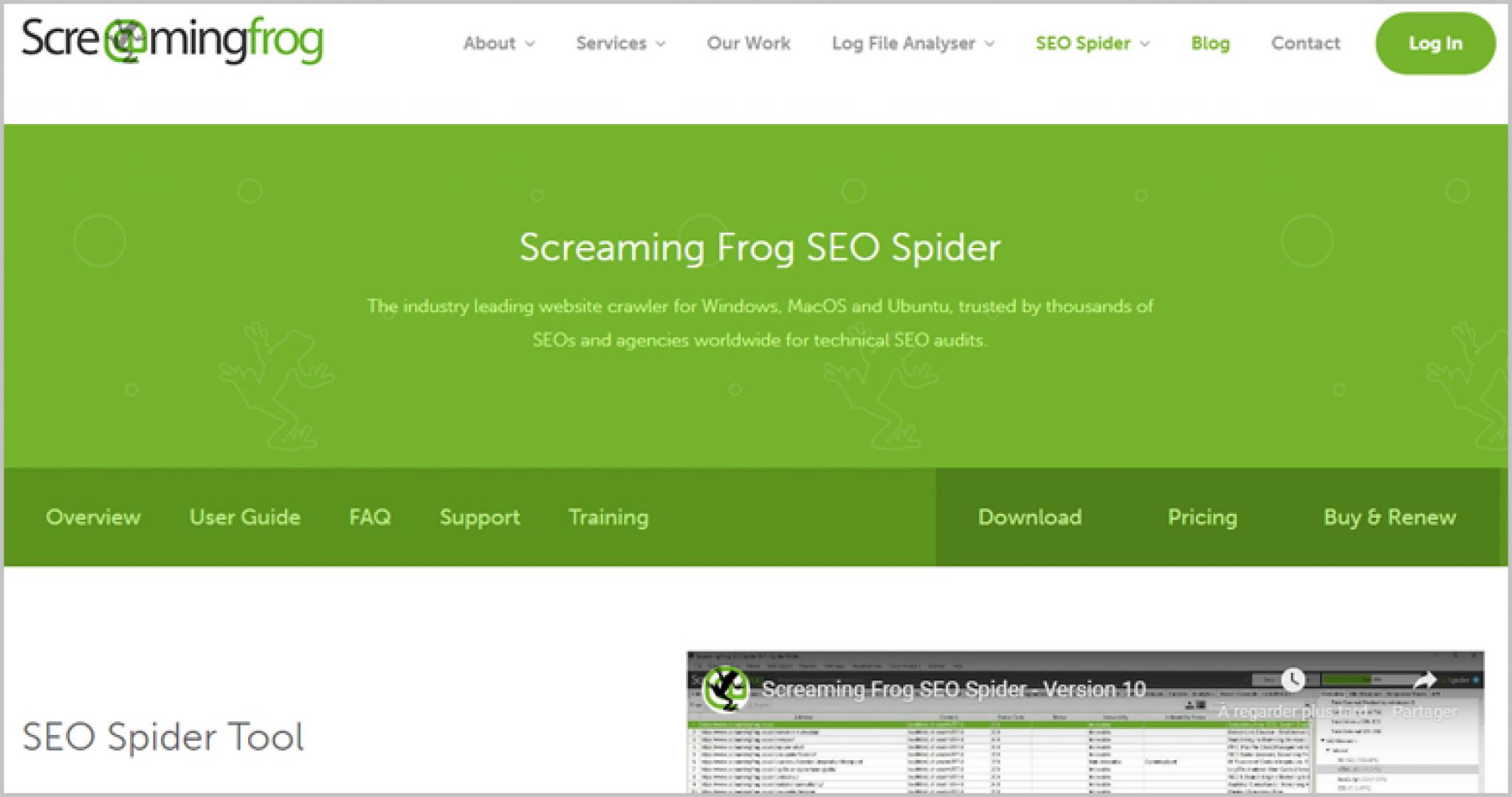 screaming frog seo spider version 5.0