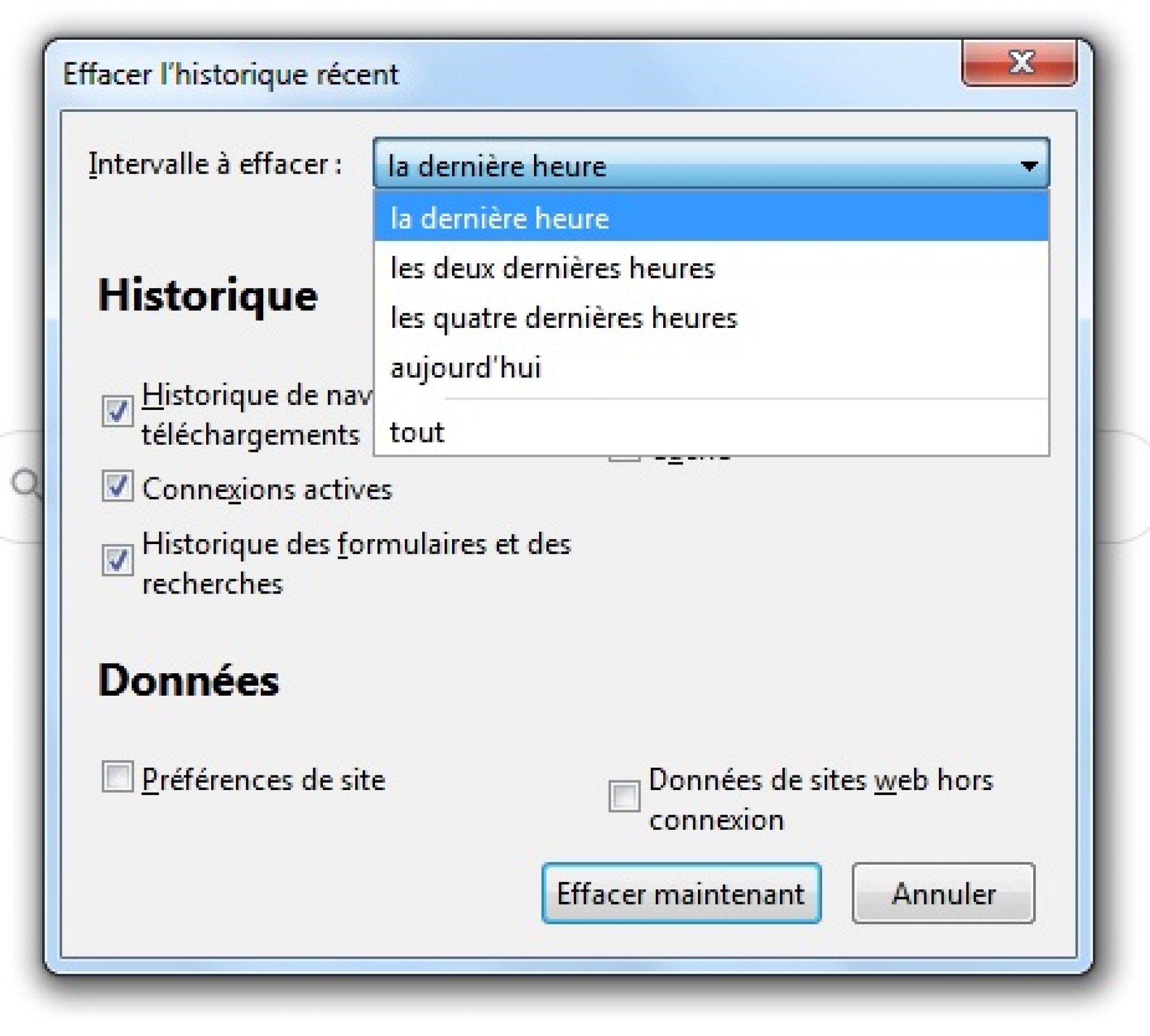 Comment effacer l’historique des sites visités sur Google chrome ...