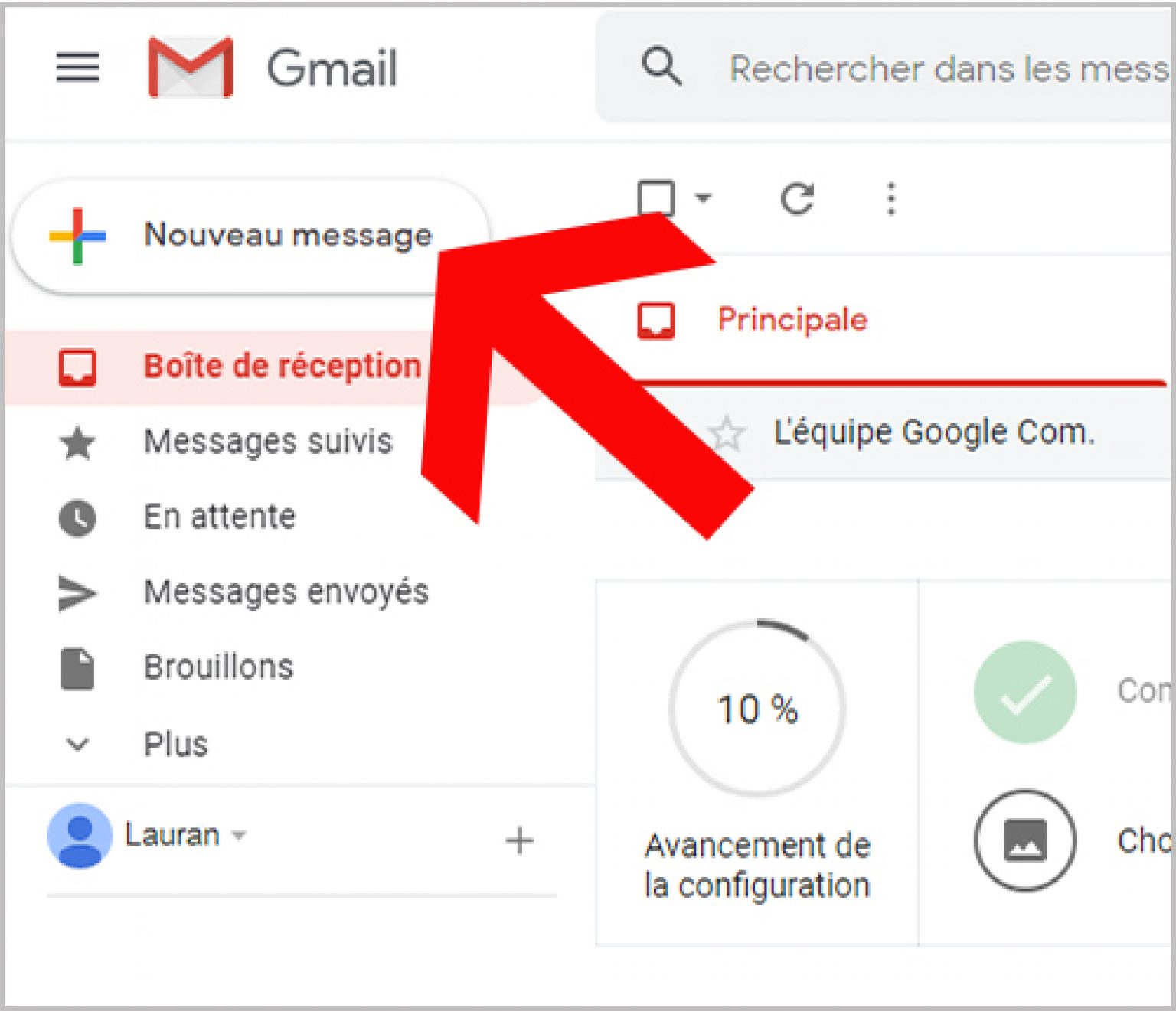 envoyer un mail prioritaire gmail