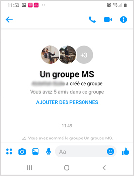 Comment créer un groupe de discussion sur Messenger ?